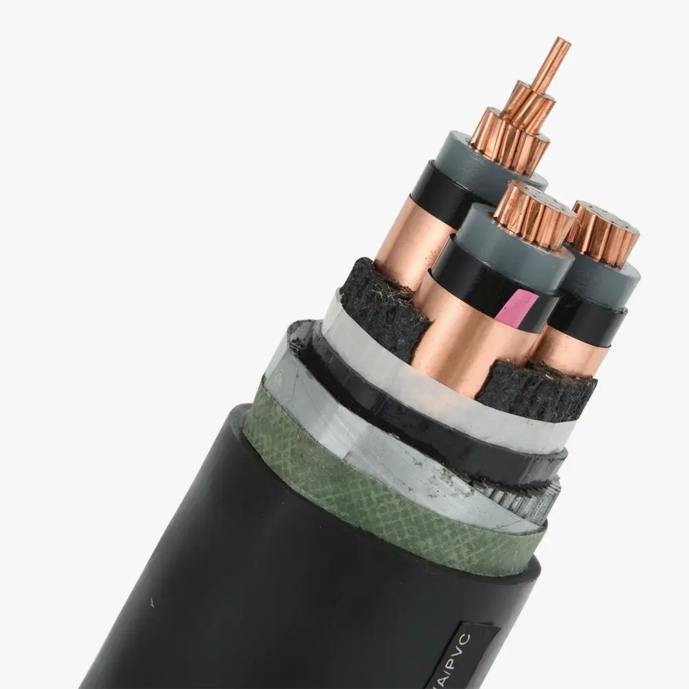XLPE insulated copper conductor electric power cable from GenSeeki for high-efficiency power transmission